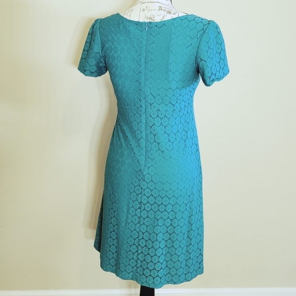 Chris McLaughlin Blue/ Green Crochet Dress - Picture 2 of 5